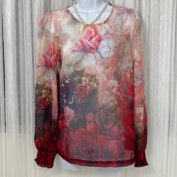 Carolina silk blouse by Cream - Picture 7 of 17